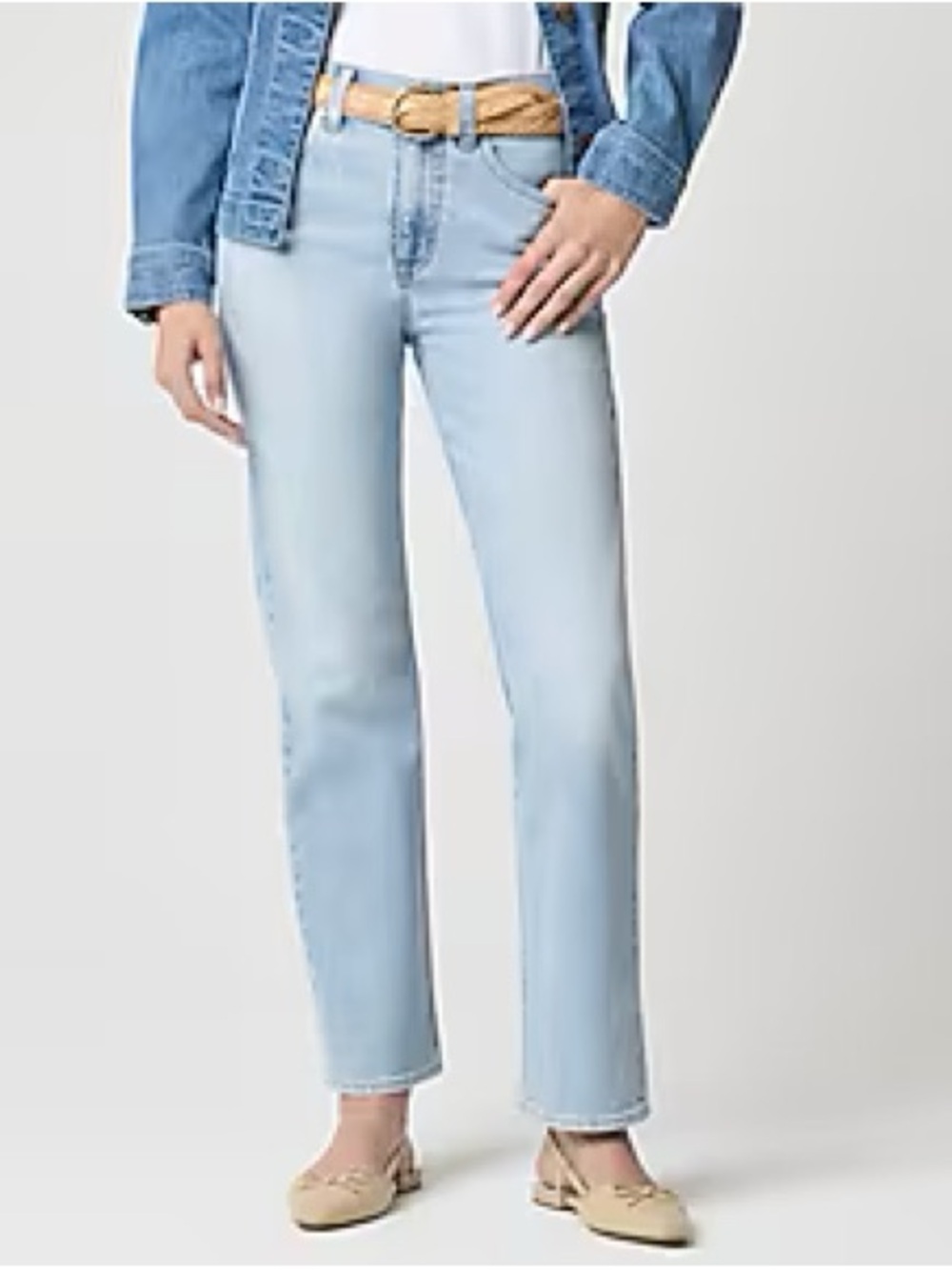 j crew factory essential straight jean